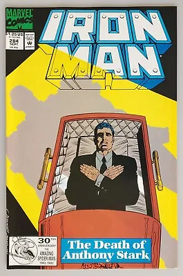 Buy Iron Man (vol.1) #284 Copper Age 1992 1st James Rhodes War Machine FN+ • 4.95£