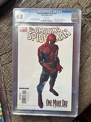 Buy Amazing Spider-Man #544 (2007 Marvel) CGC 9.8  One More Day Variant • 63.96£