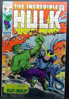 Buy Incredible Hulk #126 4.0 1st Barbara Norriss, 3rd Undying Ones! Defenders  Key! • 11.99£