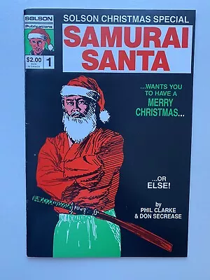 Buy Solson Christmas Special Samurai Santa #1 1986 1st Published Jim Lee Art • 107.05£