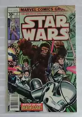 Buy Star Wars # 3 - Marvel 1977 - Movie Adaption - 30c Comic • 19.99£