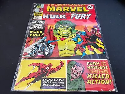 Buy #267 - Mighty World Of Marvel Feat The Incredible Hulk And Sgt. Fury - Nov 1977 • 4.24£