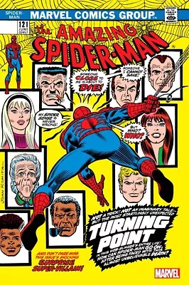 Buy Amazing Spider-man 121 Facsimile Foil Exclsuive 2023 Edition Nm Marvel Comics • 32.13£