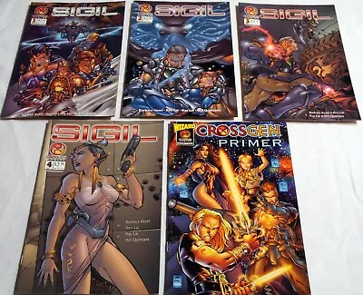 Buy Five Crossgen Comics Sigil #1, #2, #3, #4, Crossgen Primer  • 7.14£