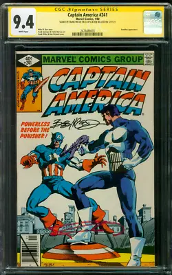 Buy Captain America 241 CGC 9.4 2XSS Frank Miller McLeod Punisher Cover 1/1980 • 399.75£