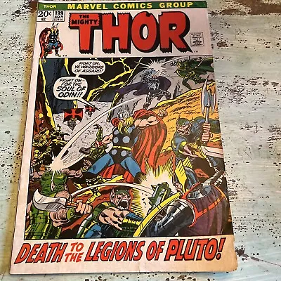 Buy Mighty Thor #199 -  Death To The Legions Of Pluto   - 1972  • 7.91£