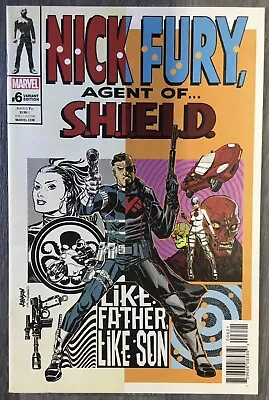 Buy Nick Fury Agent Of S.H.I.E.L.D. No. #6 Variant Cover November 2017 Marvel FN/VG • 8£