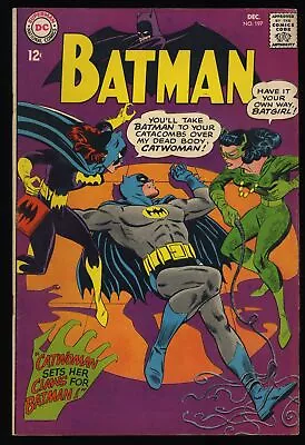 Buy Batman #197 FN+ 6.5 Catwoman And Batgirl Appearance! 1967! DC Comics 1967 • 57.57£