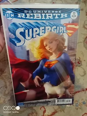 Buy Supergirl #13 Stanley Artgerm Variant (2017) DC Comics NM • 10£