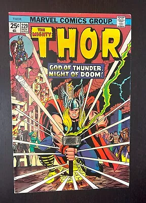 Buy THOR #229 (Marvel Comics 1974) -- Hulk #181 1st Wolverine AD + MVS -- VF- • 31.97£