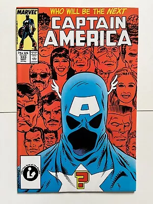 Buy Captain America #333 1987 1st APPEARANCE John Walker As CAPTAIN AMERICA Key Zeck • 11.87£