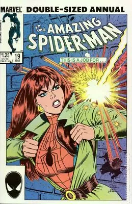 Buy Amazing Spider-Man Annual #19 FN- 5.5 1985 Stock Image Low Grade • 6.88£