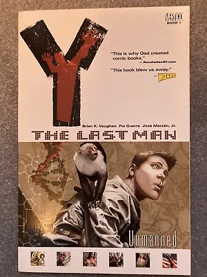 Buy Y THE LAST MAN BOOK 1 GRAPHIC NOVEL Paperback, Like-new Condition • 5£