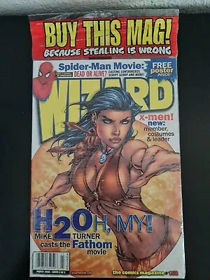 Buy 2000 Wizard 102 Comic Magazine Fathom Cover 2 Sealed! Great Condition And Poster • 19.99£