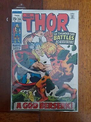 Buy Thor #166 KEY! 2nd Appearance Of HIM, Thor Vs HIM, 5.0 VG/Fn- Warlock  🔑 Silver • 62.46£
