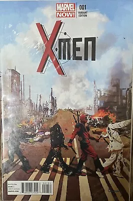 Buy X-men #1 Arthur Suydam Abbey Road Deadpool Zombie Homage Marvel 2013 Nm • 19.99£