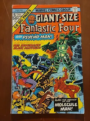 Buy FANTASTIC FOUR Annual #5 1ST APPEARANCE PSYCHO-MAN 1st Silver Surfer Story 5.0 • 19.72£
