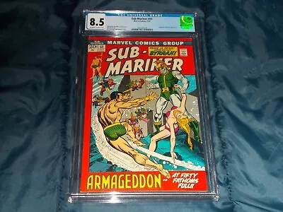 Buy Sub-Mariner #51 CGC 8.5 VF+ (Marvel - 07/72) 2nd Namorita! Byrrah Appearance! • 68.78£
