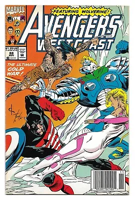 Buy Avengers West Coast #88 (Vol 2) : NM- :  The Second Cold War  : Wolverine • 1.95£