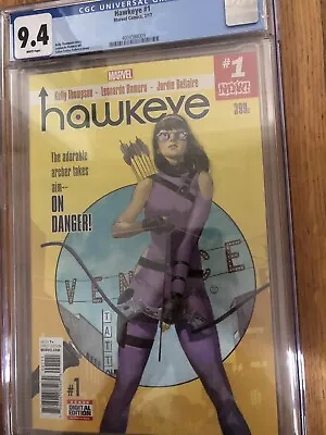 Buy Hawkeye #1 Cgc 9.4 White Pages Marvel Comics 2017 • 15.24£