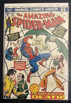 Buy AMAZING SPIDER-MAN #127 December 1973 Key Issue 1st App Vulture Clifton Shallot • 24.10£