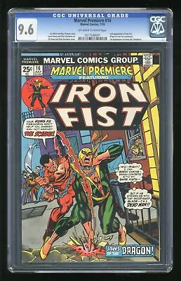 Buy Marvel Premiere #16 CGC 9.6 1974 1017248001 2nd App. And Origin Of Iron Fist • 305.86£
