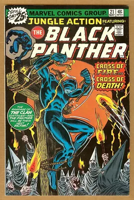 Buy Jungle Action #21 VF/VF+ 8.0/8.5 (1976 Marvel) Black Panther KKK • 51.50£