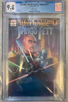 Buy Star Wars Age Of Republic Jango Fett #1 Yu Variant Cover CGC 9.8 Marvel Comics • 67.68£