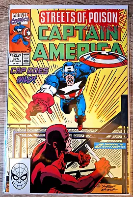 Buy Captain America #375 (1990)Copper Age-Marvel Comics Listing #234 To #379 VF+ • 2.57£