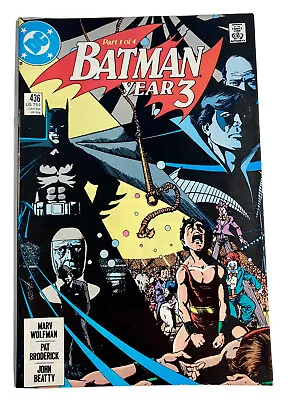 Buy Batman #436 Comic Book DC Comics 1989 KEY: 1st Appearance Of Tim Drake Robin • 14.45£
