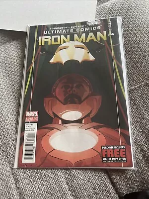 Buy Ultimate Comics Iron Man No 1 (Dec 2012) Newsstand Variant E5a54 Marvel Comic  • 5£