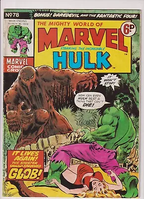 Buy Mighty World Of Marvel #78 Hulk Daredevil Fantastic Four Wally Wood Kirby Lee • 1.49£