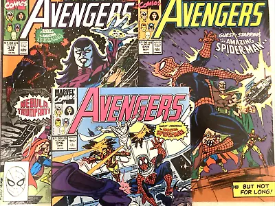Buy Avengers # 316-318. .3 Issue Full Story Lot.  Apr-june 1990.  Nice/high Grade • 23.99£