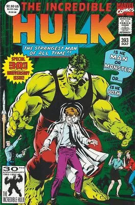 Buy Incredible Hulk (Vol 2) # 393 (VFN+) (VyFne Plus+) (CvrA) Marvel Comics ORIG US • 8.98£