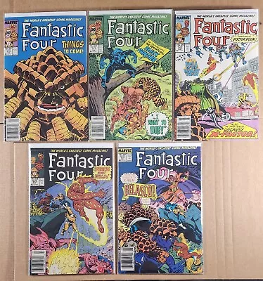 Buy Fantastic Four #310 311 312 313 314 High Grade Newsstand 1988 Marvel Lot Of 5 • 19.76£
