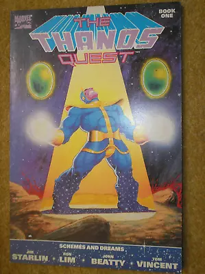 Buy Thanos Quest # 1 Jim Starlin Ron Lim $4.95 Prestige Format 1990 Marvel Comic Bk • 0.99£