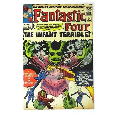Buy Fantastic Four (1961 Series) #24 In Very Fine Minus Condition. Marvel Comics [o` • 277.48£