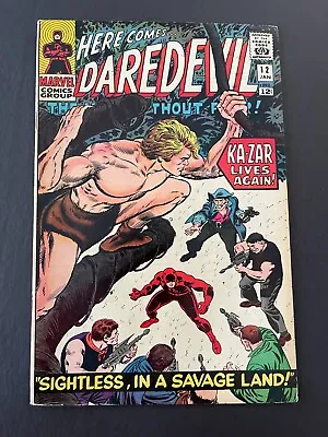 Buy Daredevil #12 - 1st Appearance Of The Plunderer (Marvel, 1966) VF- • 62.64£