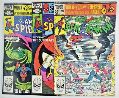 Buy Amazing Spider-man #222 #223 #224 Bronze Age.  1981. • 20£