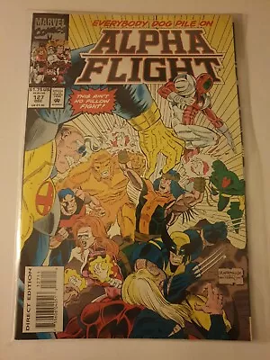 Buy Alpha Flight #127 Marvel Comics Dec 1993 NM + Bagged,  Xmen WOLVERINE Avengers • 1.99£