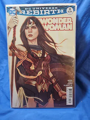 Buy Wonder Woman #18 Vf/nm Jenny Frison Cover B Variant Dc Comics • 7.10£