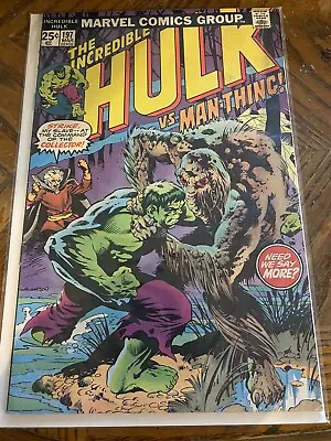 Buy Marvel Comics Group The Incredible Hulk Vs Man-Thing #197 • 31.62£
