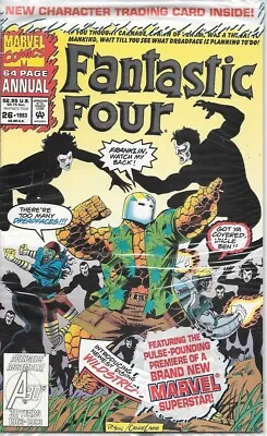 Buy Fantastic Four Comic Book Annual #26 Marvel Comics 1993 VERY HIGH GRADE UNREAD • 2.37£