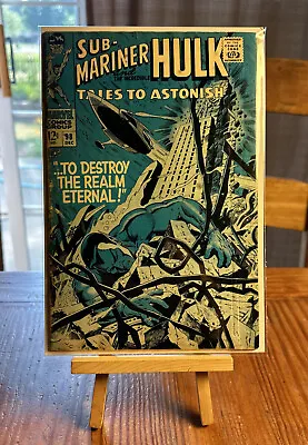 Buy Tales To Astonish #98 1967 1st Lord Seth Hulk/ Sub-Mariner Comic G/VG Low • 7.99£