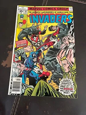 Buy Invaders #18 (1977) 1st App Destroyer! Brian Falsworth - 9.2 Near Mint- (marvel) • 20.55£