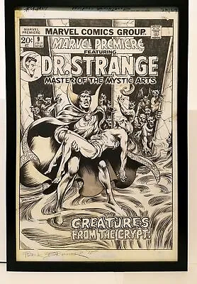 Buy Marvel Premiere #9 Doctor Strange 11x17 FRAMED Original Art Poster Marvel Comics • 47.39£