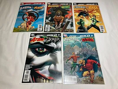 Buy Brave And The Bold 28 29 30 31 32 NM/M NM Batman Flash Atom Joker Aquaman 2007 • 12.34£