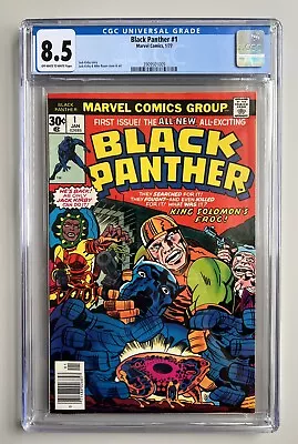 Buy Black Panther #1 , CGC 8.5 , VF+ , Jack Kirby • 184£