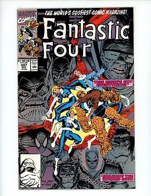 Buy Fantastic Four #347 Comic Book 1990 VF- Arthur Adams Marvel • 2.36£