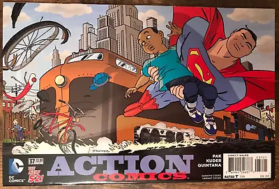 Buy Action Comics #37 Pak Kuder Superman New 52 Darwyn Cooke Variant B NM/M 2015 • 6.39£